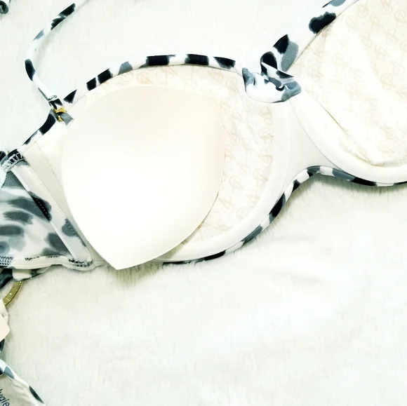 Victoria's Secret Vintage Low Rise Hipster Bandeau Top Two Piece Bikini Set NWT - Picture 9 of 16